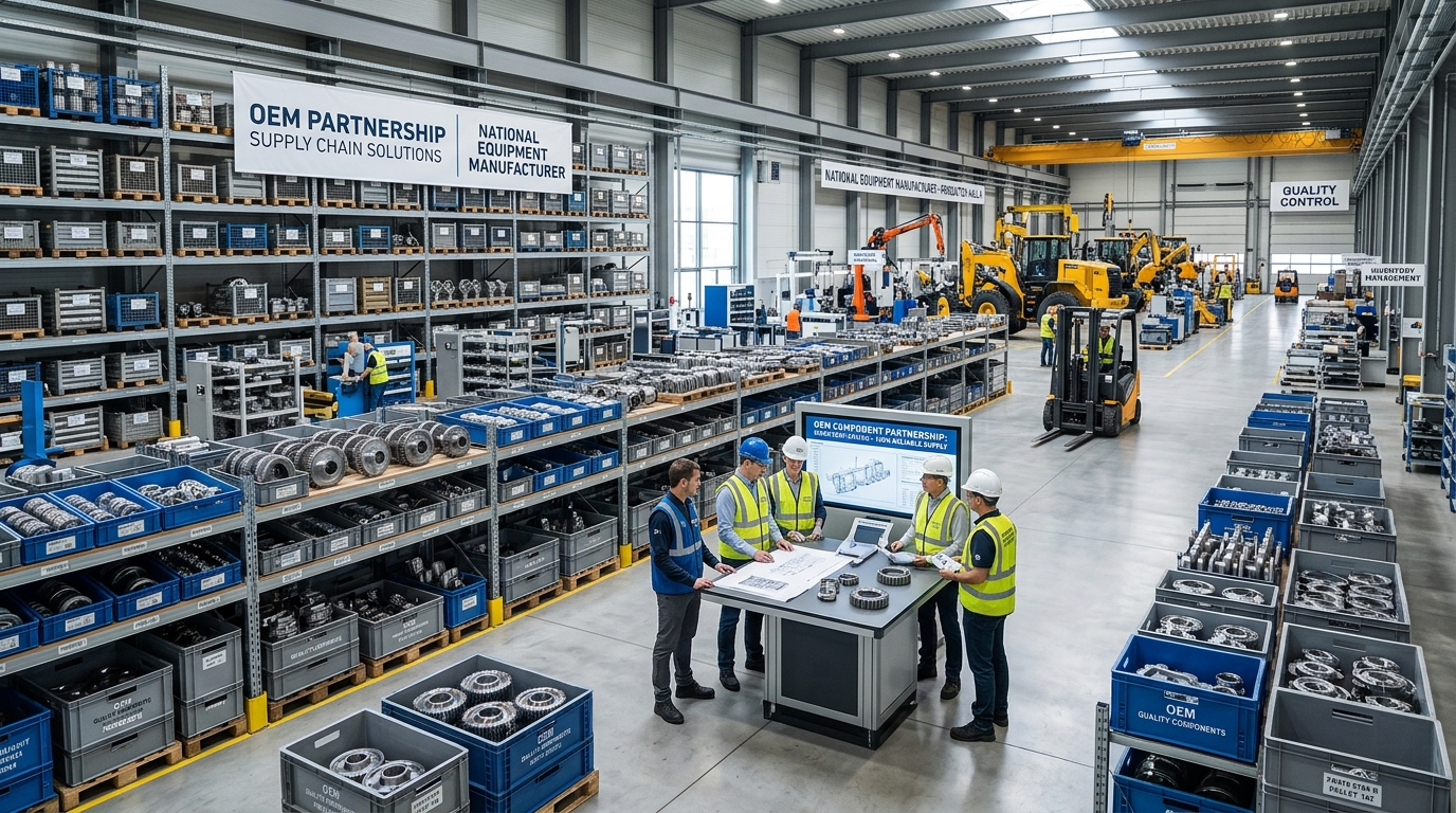 OEM component partnership and warehouse